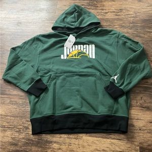 Nike Air Jordan Green Hoodie 2xl